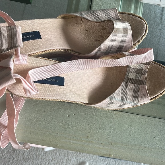 Burberry rattan wedge , pink - Picture 7 of 7